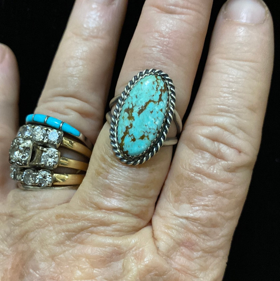 The Robin's egg Dry Creek Turquoise ring – The Turquoise People