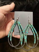 Double Heishi Navajo pearl earrings