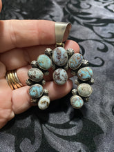 Dry Creek turquoise Naja Pendant “the Kerry”