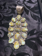 The Big Palomino, multi stone pendant with a large bail!