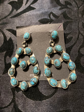 "The Disco" Kingman dangle earrings