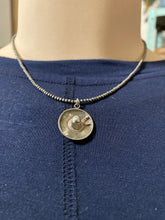 Sterling silver 2MM 16 inch Navajo Pearl necklace with a sombrero pendant ￼