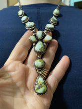 20 inch Palomino necklace with a 3 inch drop. This necklace has tons of color.