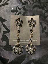 “The speckles” dangle white Buffalo earrings