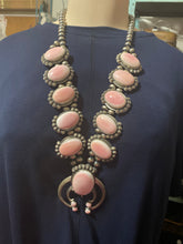 Huge Pink Conch shell Necklace Squash! “The Valentine”