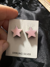 Pink Star Earrings
