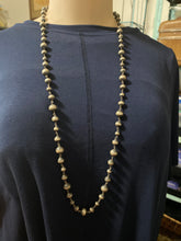 32 inch mixed beads Sterling Silver Navajo Pearls Rosary Bead Necklace