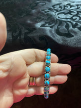 SMALL turquoise ROUND CIRCLE BRACLET
