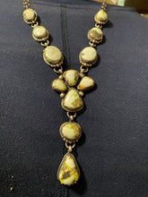 20 inch Palomino necklace with a 3 inch drop. This necklace has tons of color.