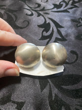 Unbelievably large sterling silver half moon earrings earrings