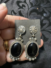 "The Hard Candy" black Onyx dangle earrings