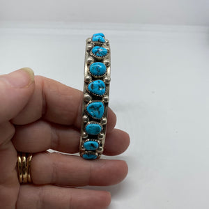 Turquoise and sterling silver Cuff