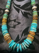 "The Fiesta" necklace has a multitude of different colors of turquoise!