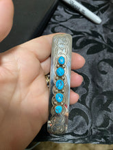 4 Inch Hair Clip Turquoise