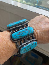 “The triple” tufa turquoise bracelet!