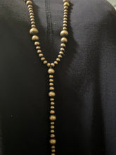 ￼30 inch mixed Navajo pearl bead necklace multi size beads with a 5 inch drop!