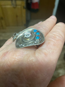 Cowboy hat rings