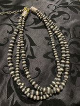 "The multi bead" 16 inch 3 strand