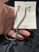 Huge sleeping beauty 1/2 hoop earrings