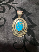 Vintage Sterling Silver,  Kingman Turquoise Southwest design!