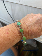 The dainty sterling Pixie Turquoise bangle bracelet