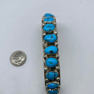 12 stone Kingman Turquoise bracelet