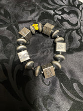 STAMPED CUBE, DISK STRETCHY BRACELETS