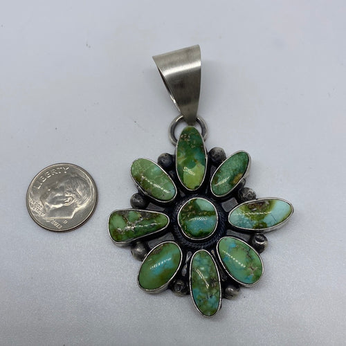 Lorenzo Juan pendant with Sonoran Gold  Turquoise