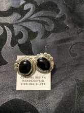 The black Onyx oval earrings! 1 inch