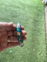 Mixed Spiny Oyster and Turquoise bangle!