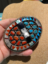 The Zuni inlay belt buckle