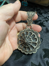 Sterling, silver layered flower design, Tahe creation