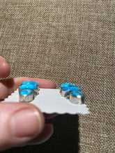 "The Three Stone  Cortez" Turquoise earrings