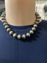 Sterling silver 14 MM 16 inch ￼Navajo pearls