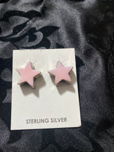 Pink Star Earrings