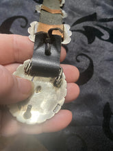 Vintage Heavy sterling silver, heavy tool, ￼Native American made Belt
