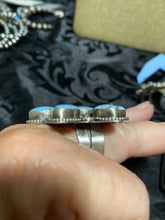 The Golden Hill Turquoise flower ring