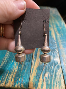 Shining Sterling silver Beads and Barrels earrings