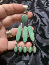 “The Wolf Track” kingman Turquoise pendant