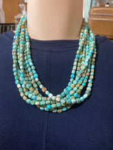 ""The Stream of Turquoise " necklace