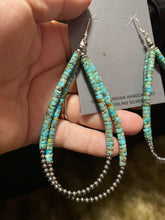Double Heishi Navajo pearl earrings