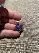Purple Mojave heart pendant