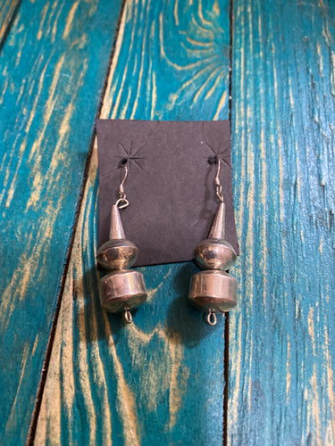 Shining Sterling silver Beads and Barrels earrings