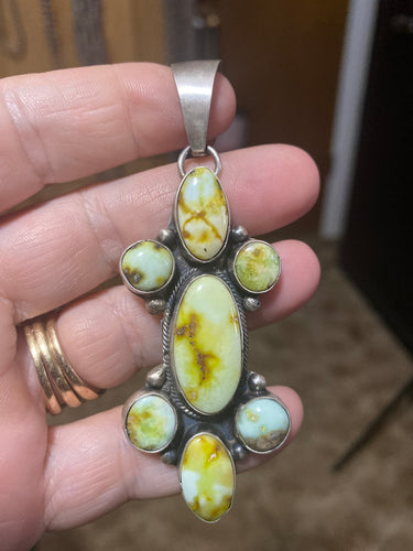 Palomino Turquoise pendant#1