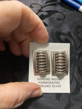 Thomas Charlie Sterling silver rib Earrings