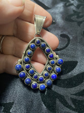 Lapis cluster Pendant