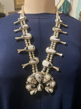 Traditional White buffalo squash necklace 24 inch
