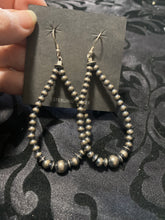 Mixed Navajo pearls earrings #E-17