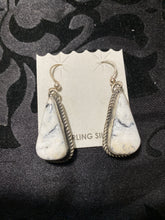 The Whites! EK NAVAJO, WHITE BUFFALO EARRINGS