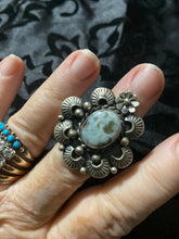 “The Blue Snow” dry Creek Turquoise ring